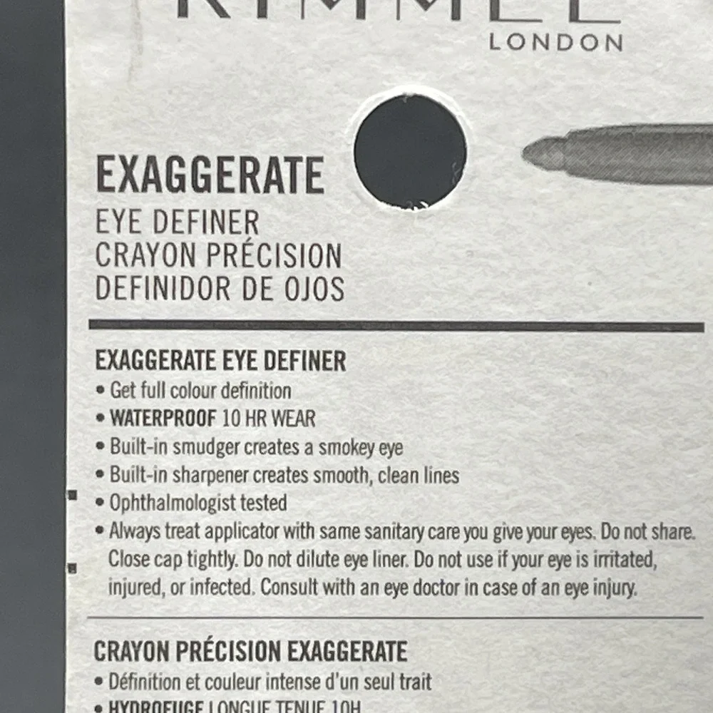Lot of 2 Rimmel Exaggerate Eye Definer 264 Earl Grey Waterproof‎ Sealed
